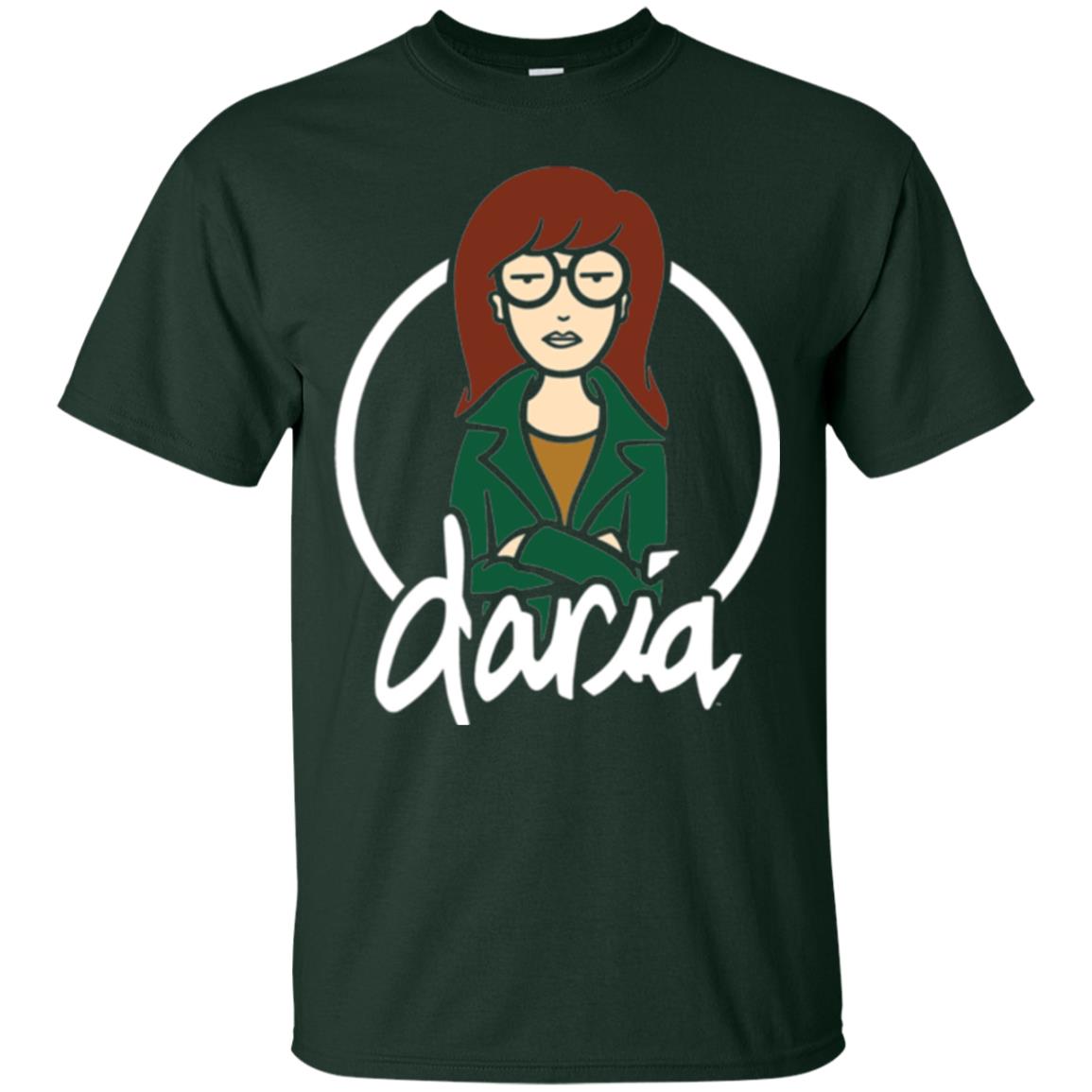Mtv Daria T-shirt Mad At The World Forest Green