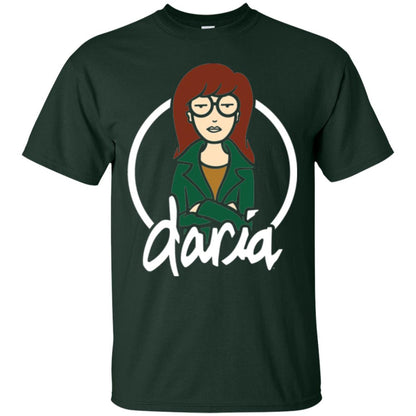 Mtv Daria T-shirt Mad At The World Forest Green