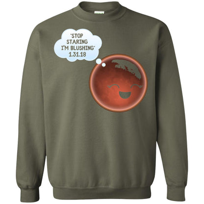 Celestial Total Lunar Eclipse 2018 T-shirt Funny Meme Military Green