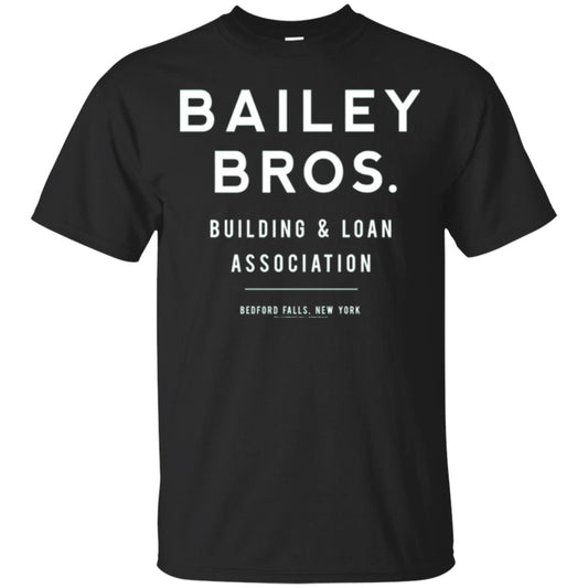 It_s A Wonderful Life Bailey Bros T-shirt Black