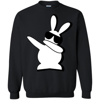 Dabbing Hip Hop Bunny Easter Shirt Black