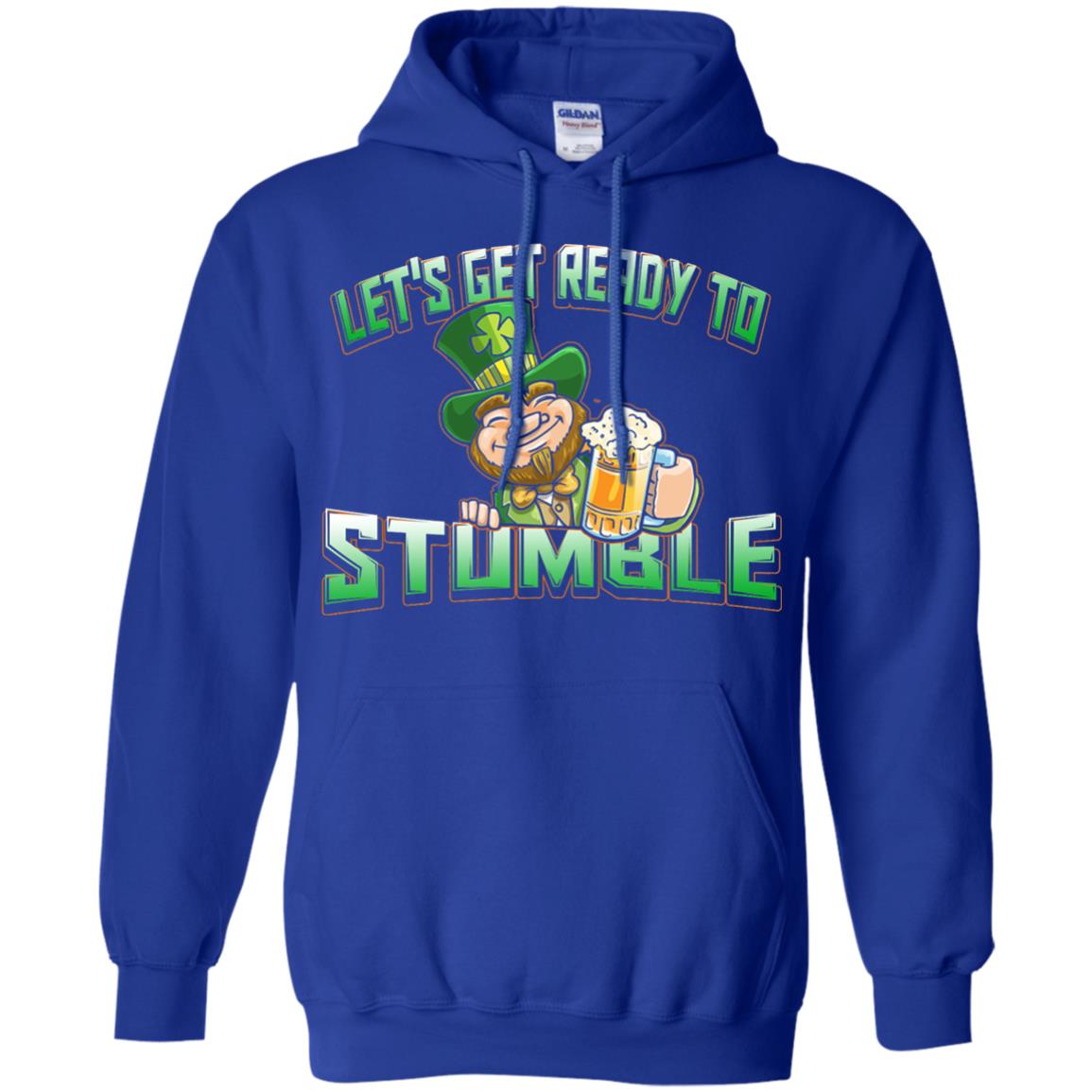 St.patrick_s Day T-shirt Let_s Get Ready To Stumble Royal