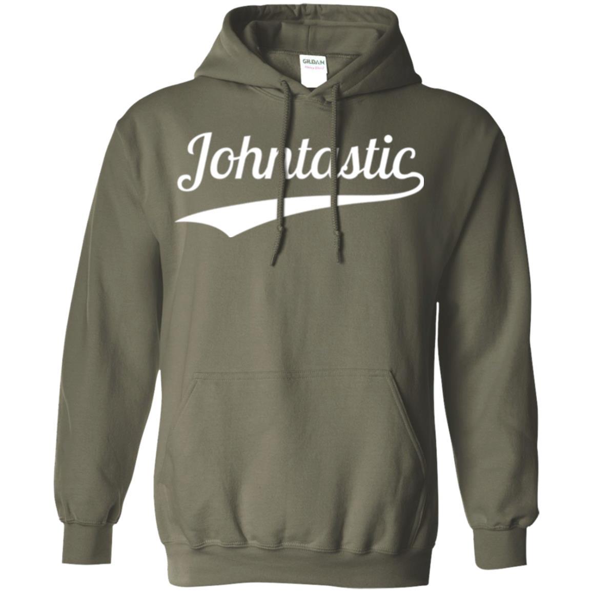 Funny John T-shirt Johntastic Military Green