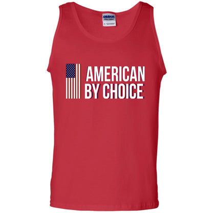Flag Of American By Choice T-shirt Red