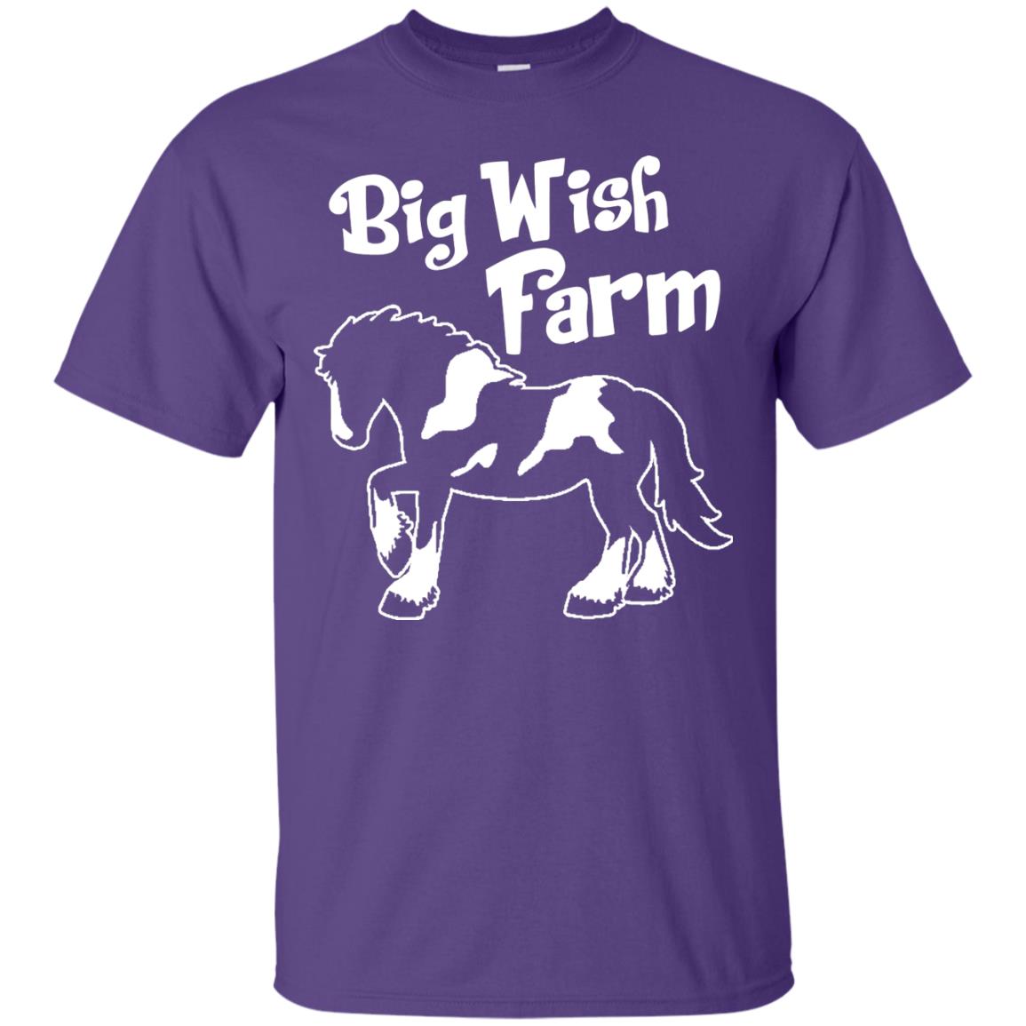 Big Wish Farm Horse Shirt Purple