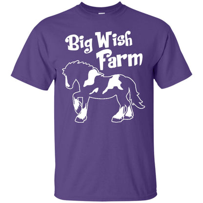Big Wish Farm Horse Shirt Purple