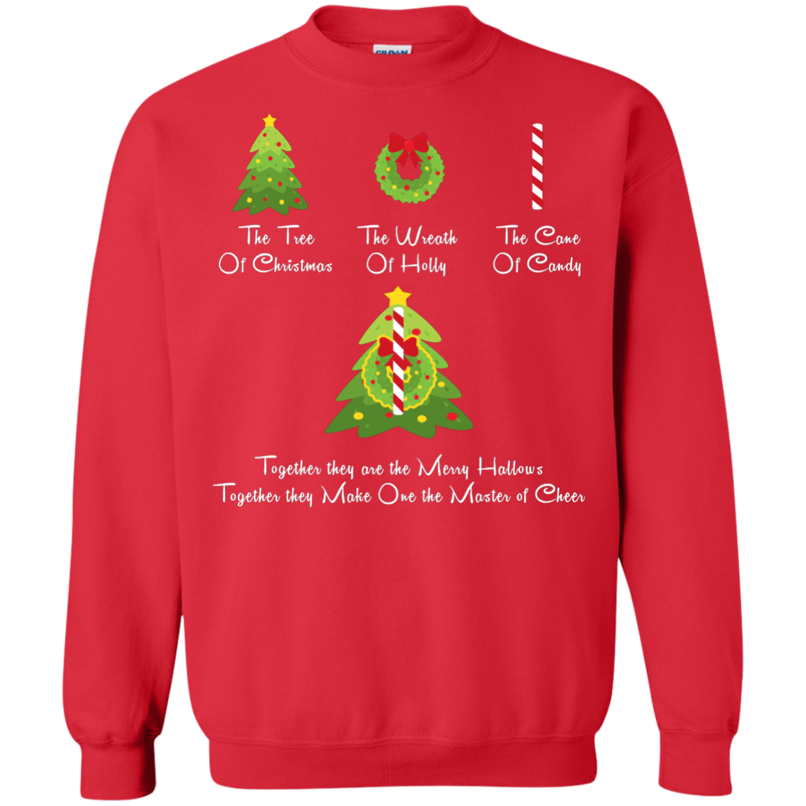 The Tree Of Christmas T-Shirt Red