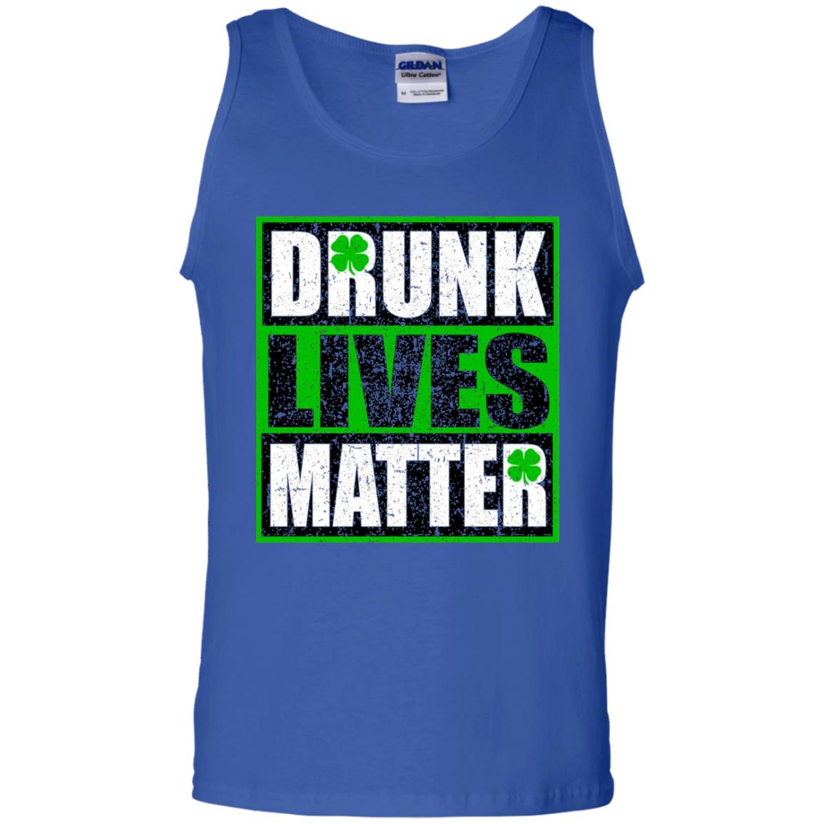 Vintage Drunk Lives Matter Saint Patrick_s Day T-shirt Royal