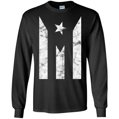 Boricua T-shirt Puerto Rico Black Flag T-shirt Black
