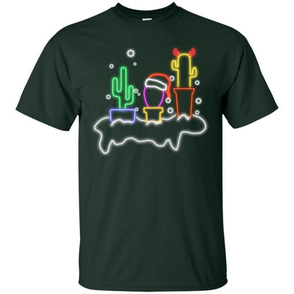 Cactus Merry X-mas Gift Shirt Forest