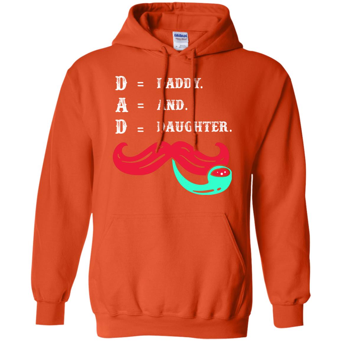 Daddy And Daughter Dad Shirt For Father_s Day Orange