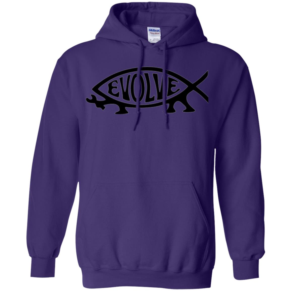 Darwin Evolution Evolve T-shirt Purple