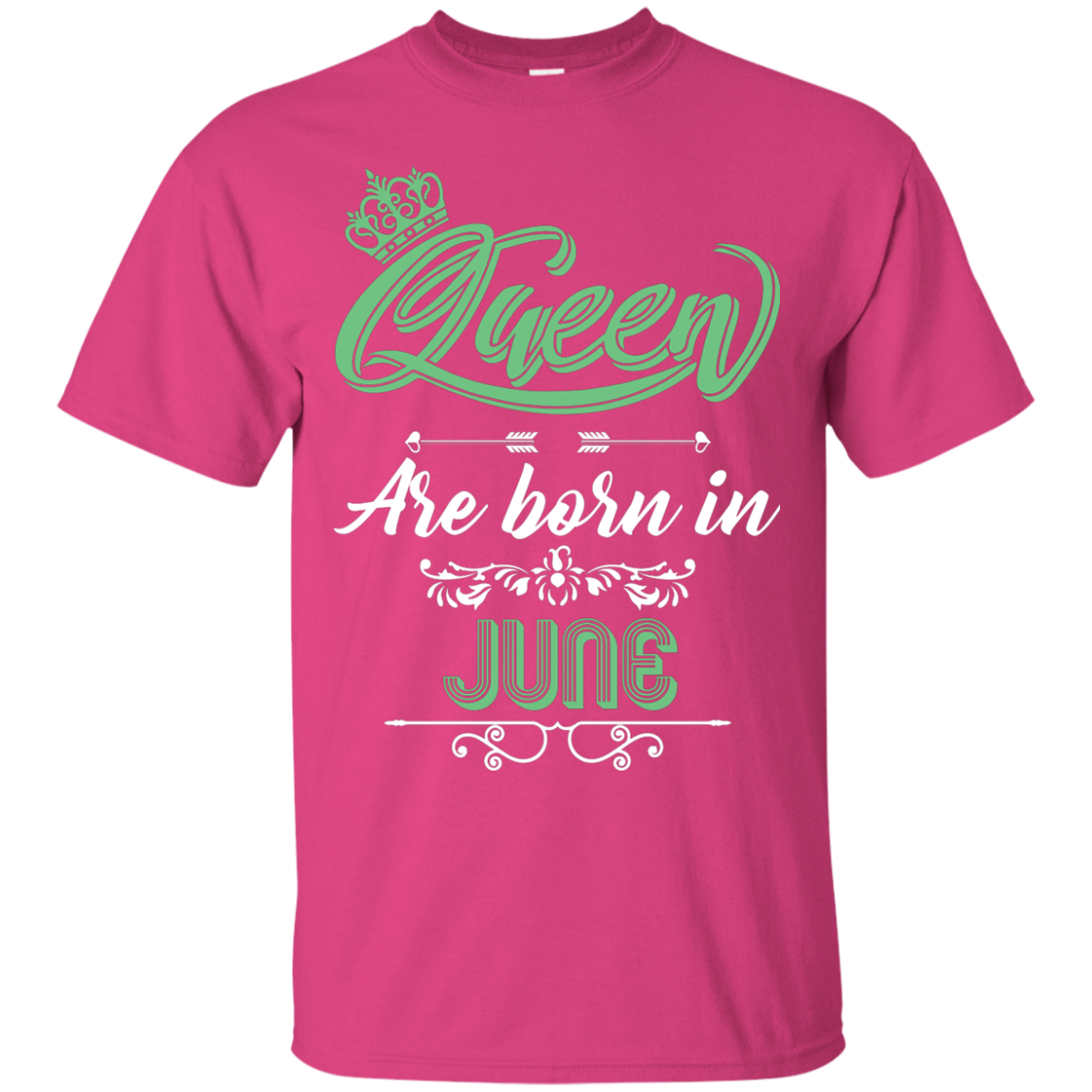 Brithday T-Shirt Queen Are Born In June Heliconia
