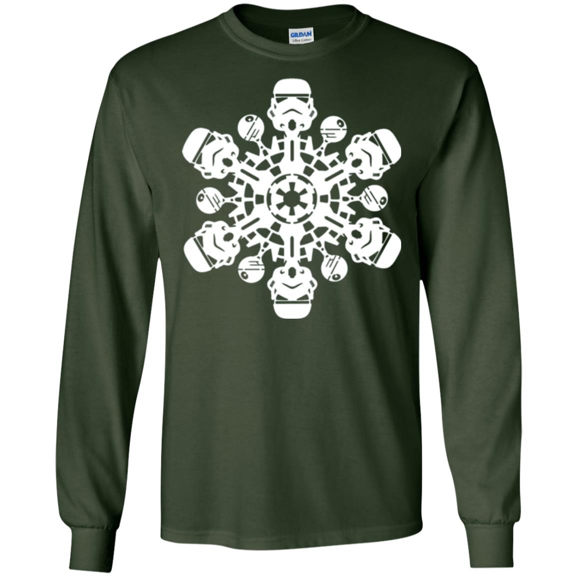 Christmas T-shirt Star Wars Stormtrooper Snowflake Forest Green