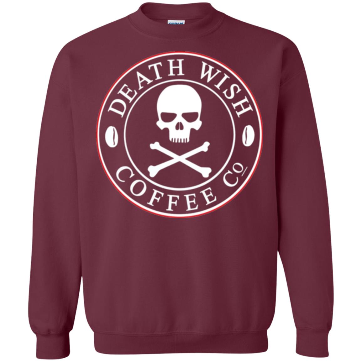 Death Wish Coffee Logo T-shirt Maroon