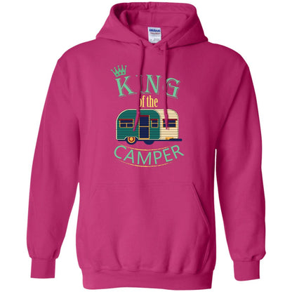 King Of The Camper Camping Lover Shirt Heliconia