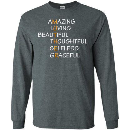 Amazing Loving Beautiful Thoughtful Selfless Graceful Mother Dark Heather
