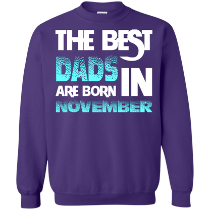 Daddy T-shirt The Best Dads Are Born In November Purple
