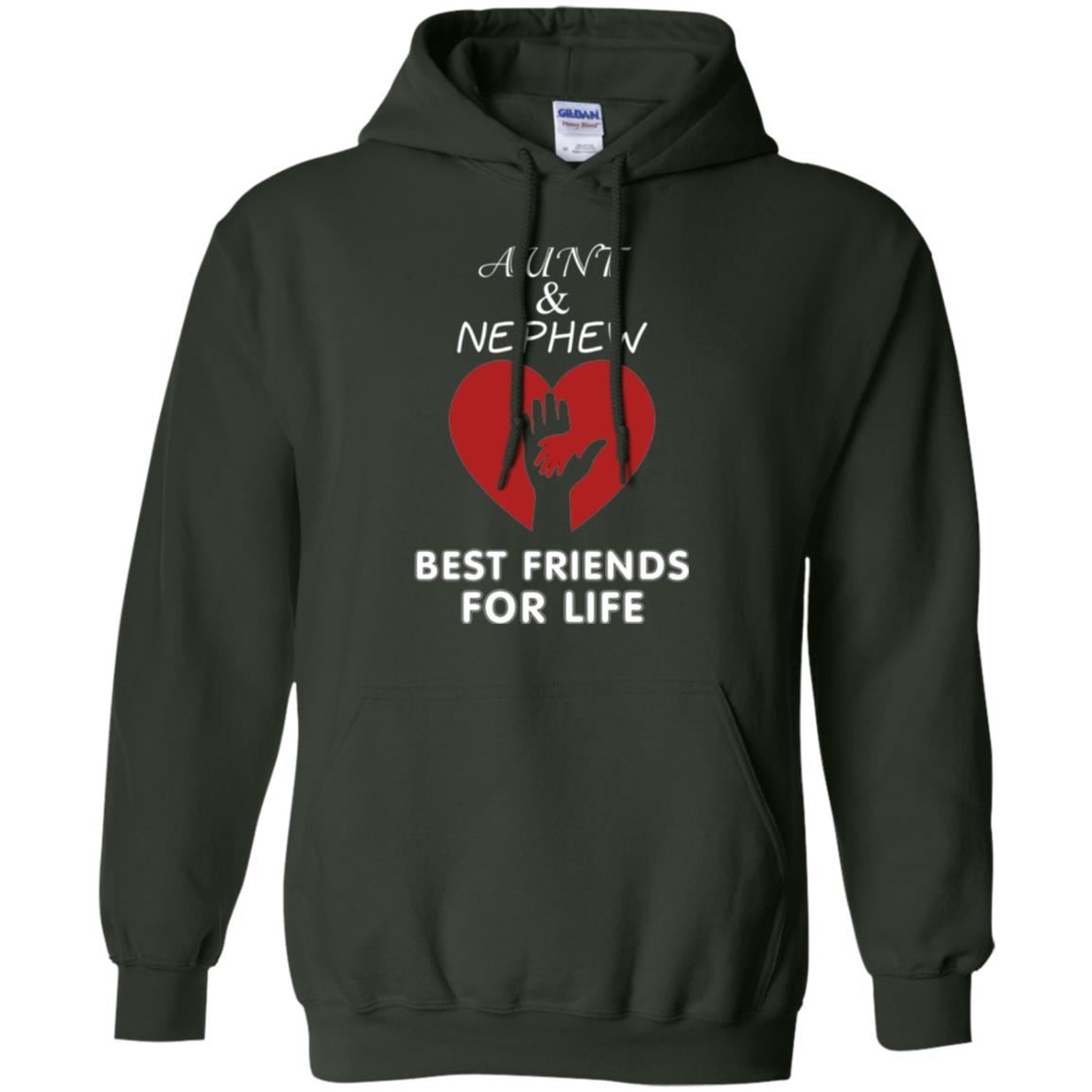 Family T-shirt Aunt And Nephew Best Friends For Life Forest Green
