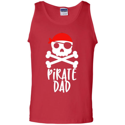 Daddy T-shirt Pirate Dad T-shirt Red