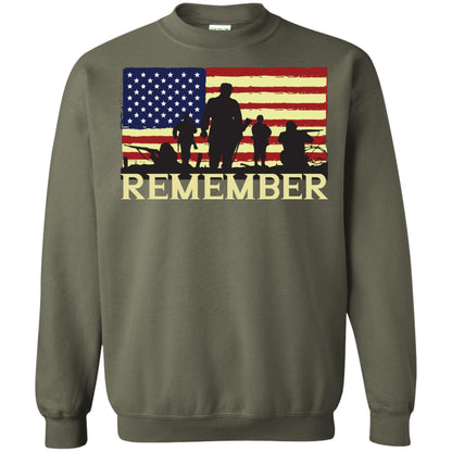 Military Of United States Memorial Day Shirt Military Green