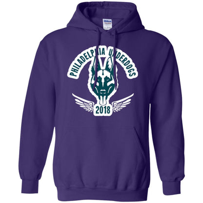 Dog Lover T-shirt Philadelphia Underdogs Purple