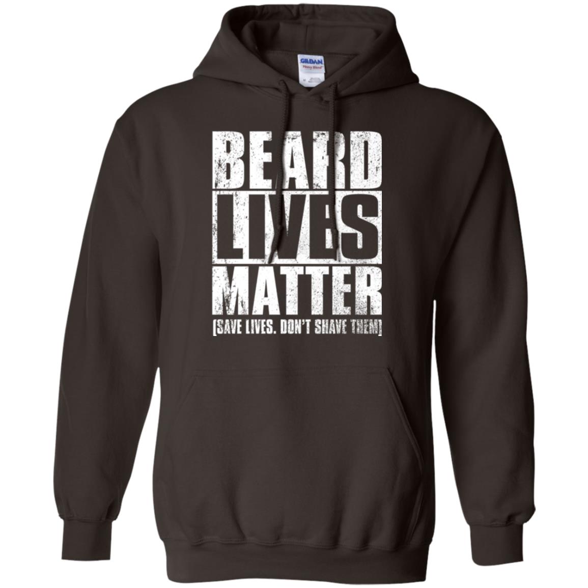 Beared Men T-shirt Beared Lives Matter Dark Chocolate