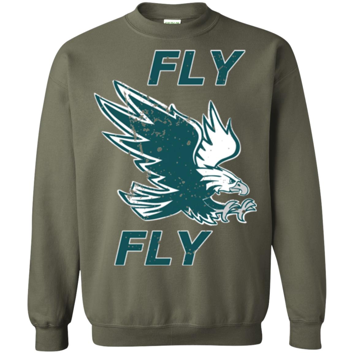 Eagle Lover T-shirt Flying Eagle T-shirt Military Green