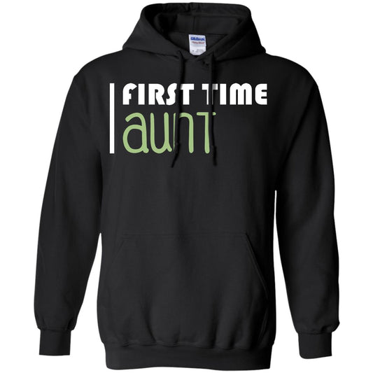 First Time Aunt New Auntie Shirt Black
