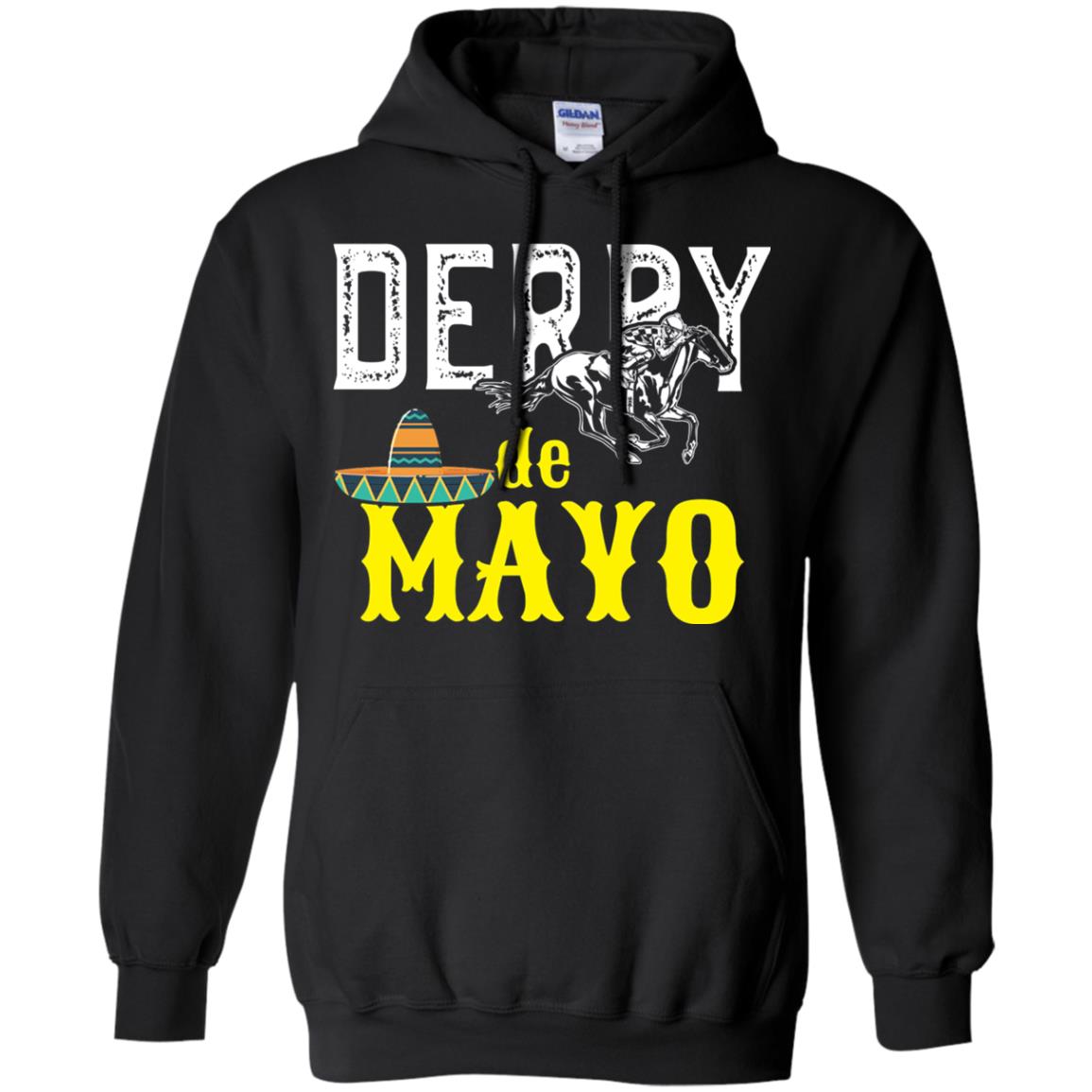 Cinco Derby De Mayo Horse Race Shirt Black