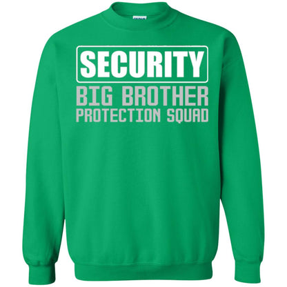 Family T-shirt Security Big Brother Protection Squad Irish Green
