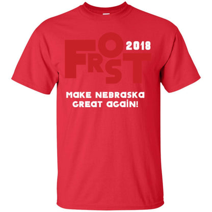 Frost 2018 Make Nebraska Great Again T-shirt Red