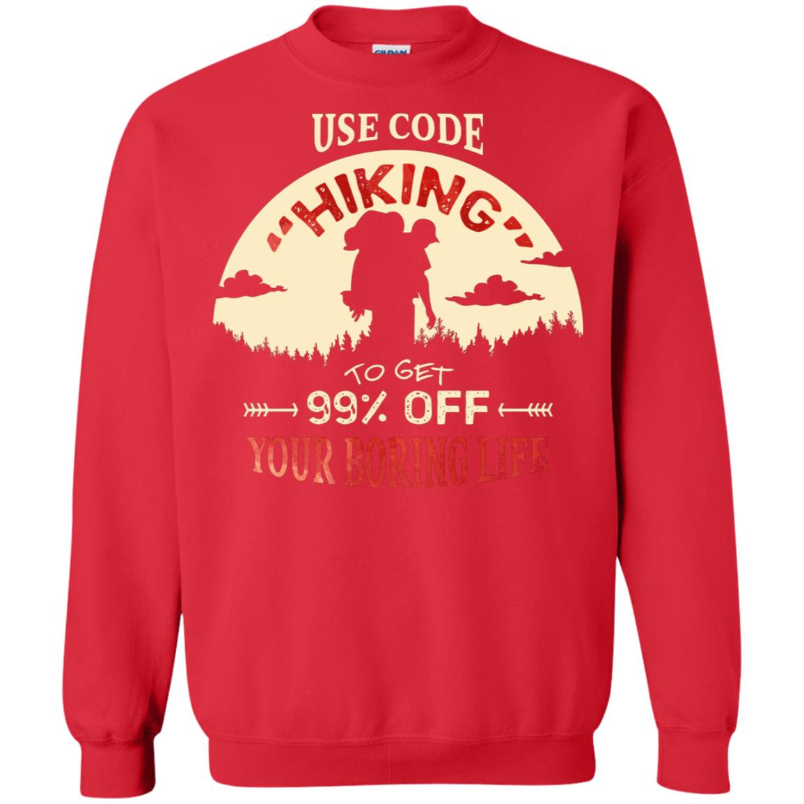 Use Code Hiking To Get 99% Off Your Boring Life Shirt Red