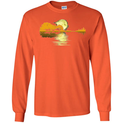 Guitar Lake Shadow T-shirt Orange