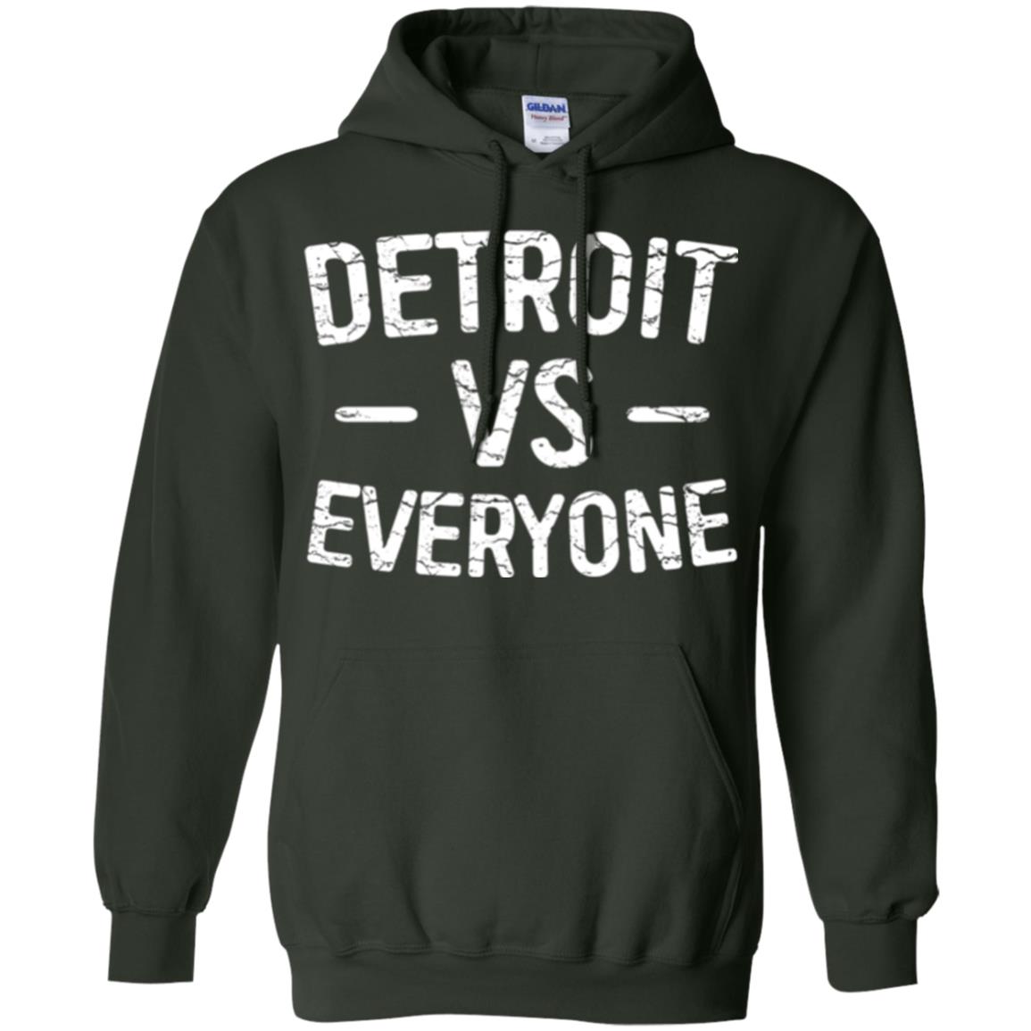 Detroit Vs Everyone T-shirt Forest Green