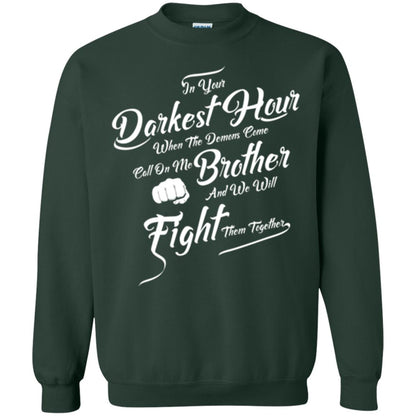 Family T-shirt In Your Darkest Hour Forest Green