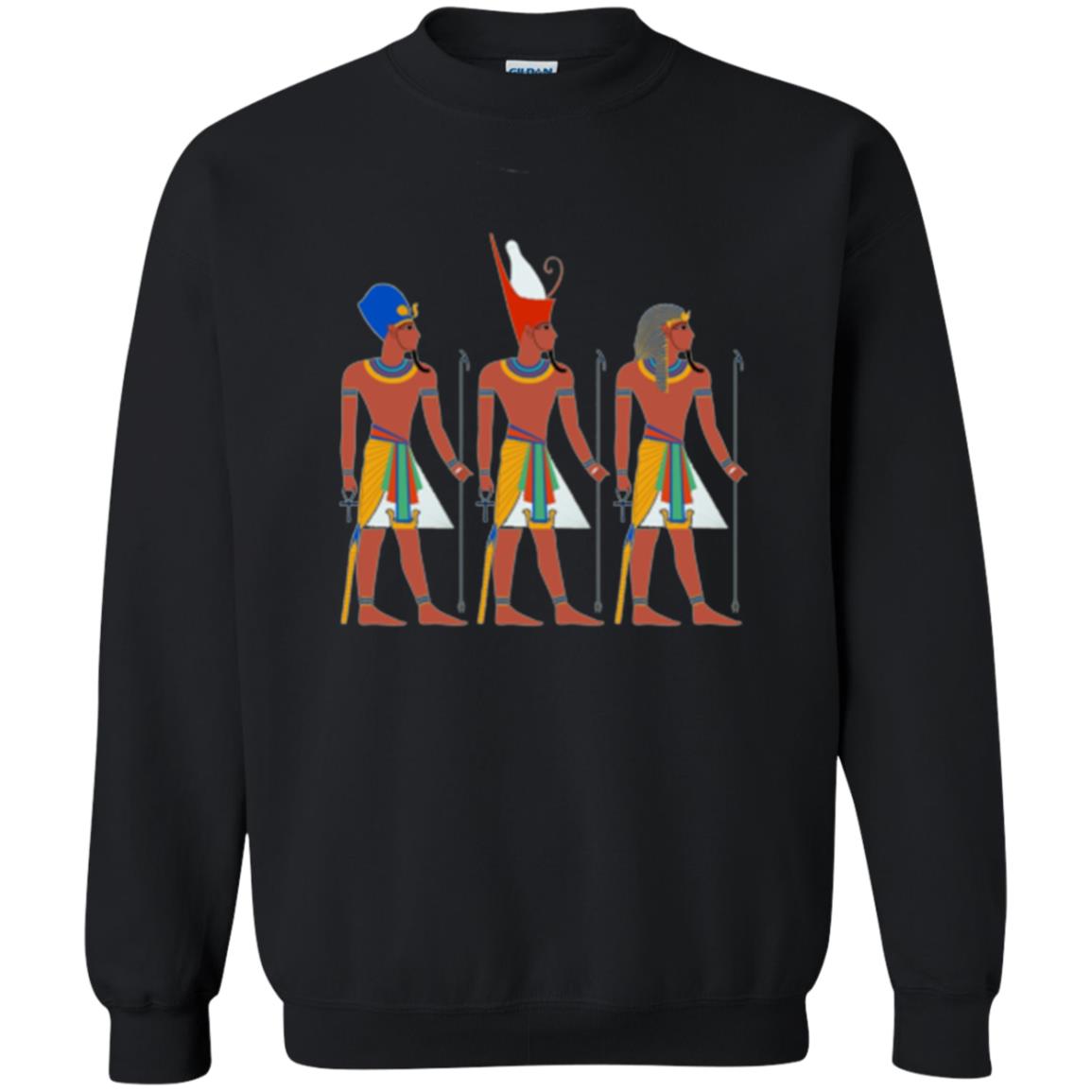 Ancient Egypt Pharaoh Art T-shirt Black