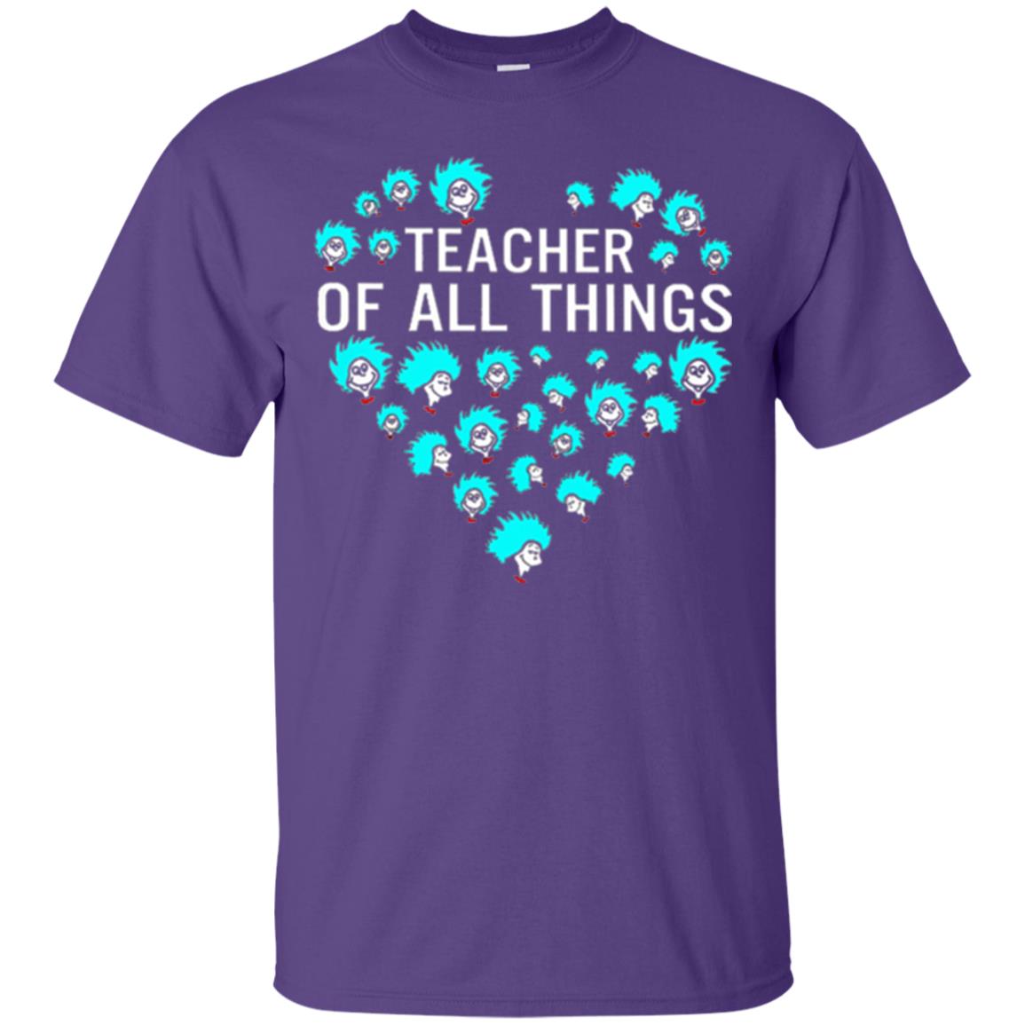 Teacher Of All Thing T-shirt Purple