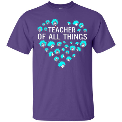 Teacher Of All Thing T-shirt Purple
