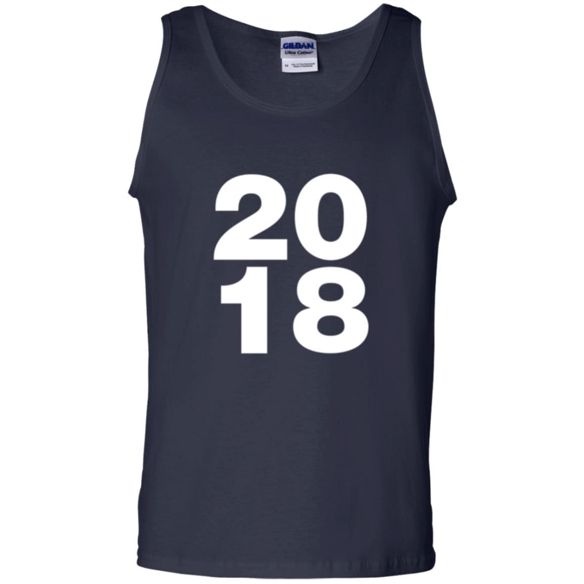 Happy New Year T-shirt 2018 New Year Party T-shirt Navy