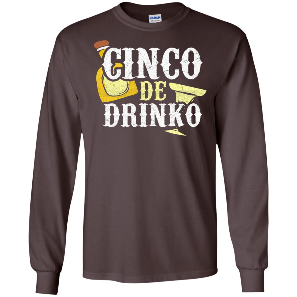 Cinco De Mayo Drinko Celebration T-shirt Dark Chocolate