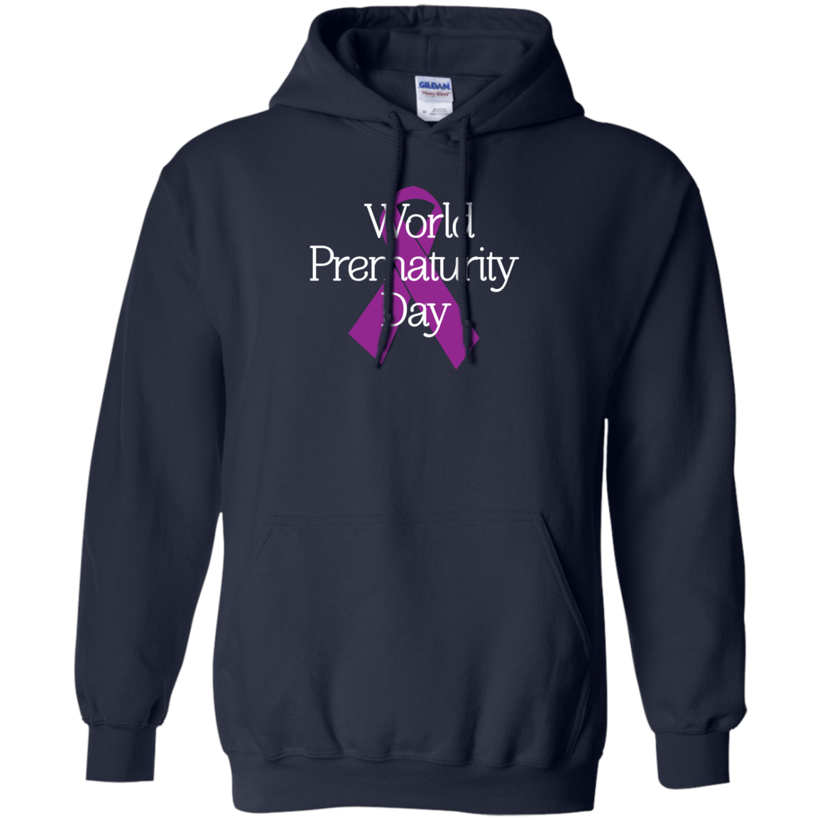 Cancer Awareness T-shirt World Prematurity Day T-shirt Navy