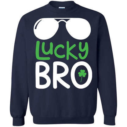 Lucky Bro St. Patrick_s Day T-shirt Navy
