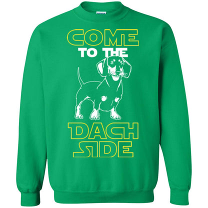 Come To The Dach Side Dachshund Dog Lover Shirt Irish Green