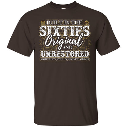 Built In The Sixties Original And Unrestored 1960s Birthday Shirt Dark Chocolate