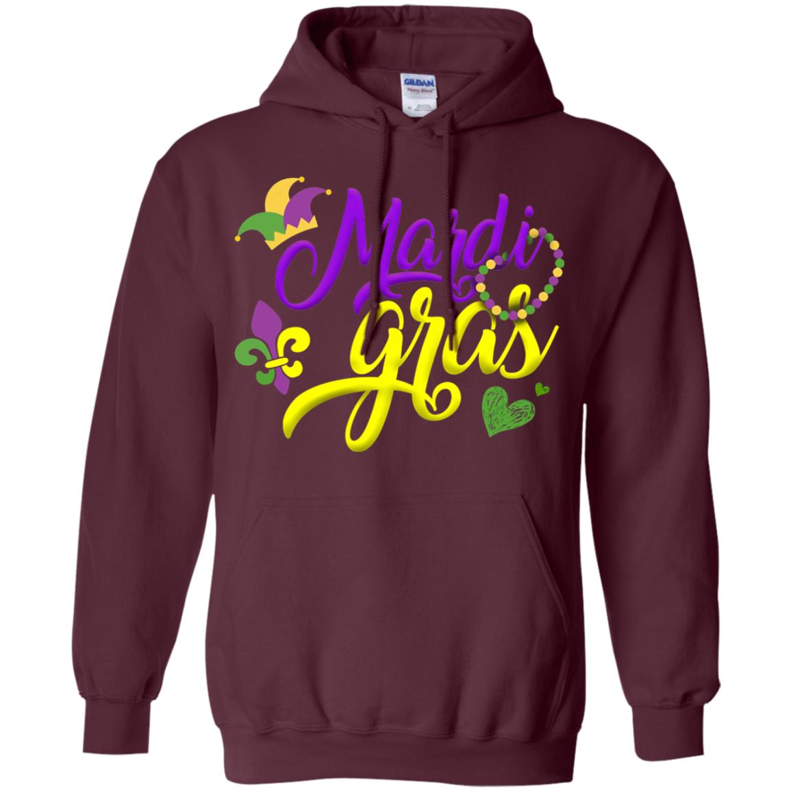Mardi Gras 2018 T-shirt Maroon