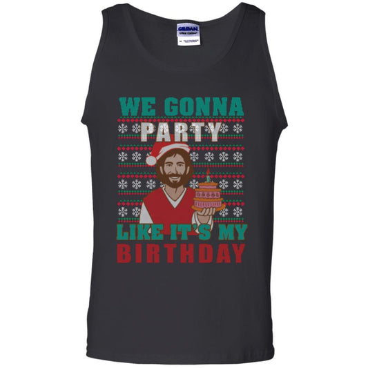 Brithday T-shirt We Gonna Party Like It's My Birthday Black