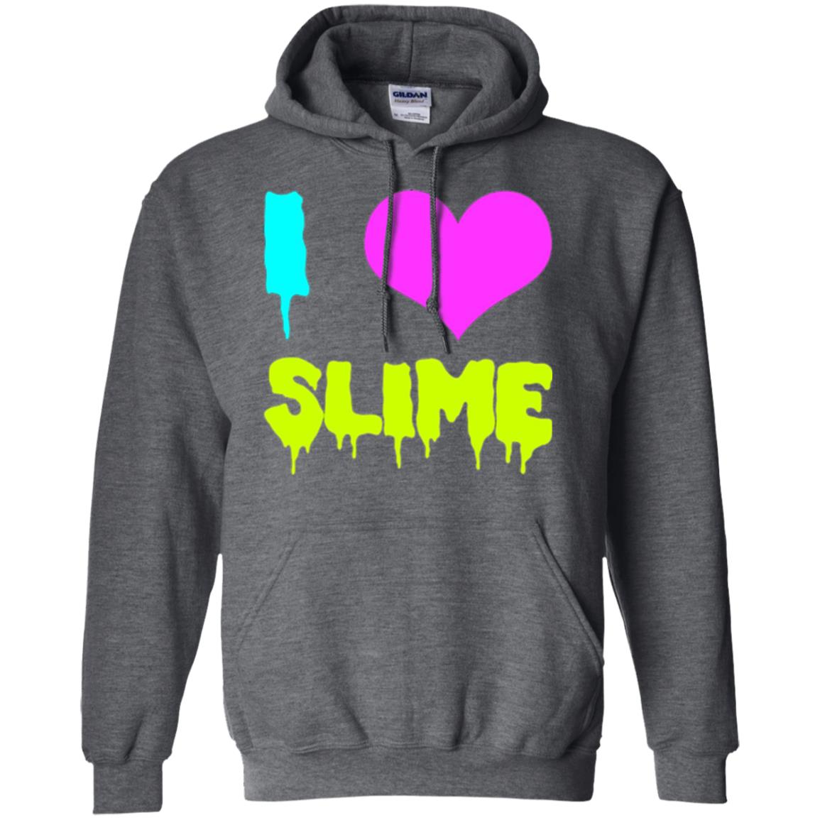 I Love Slime T-shirt Dark Heather
