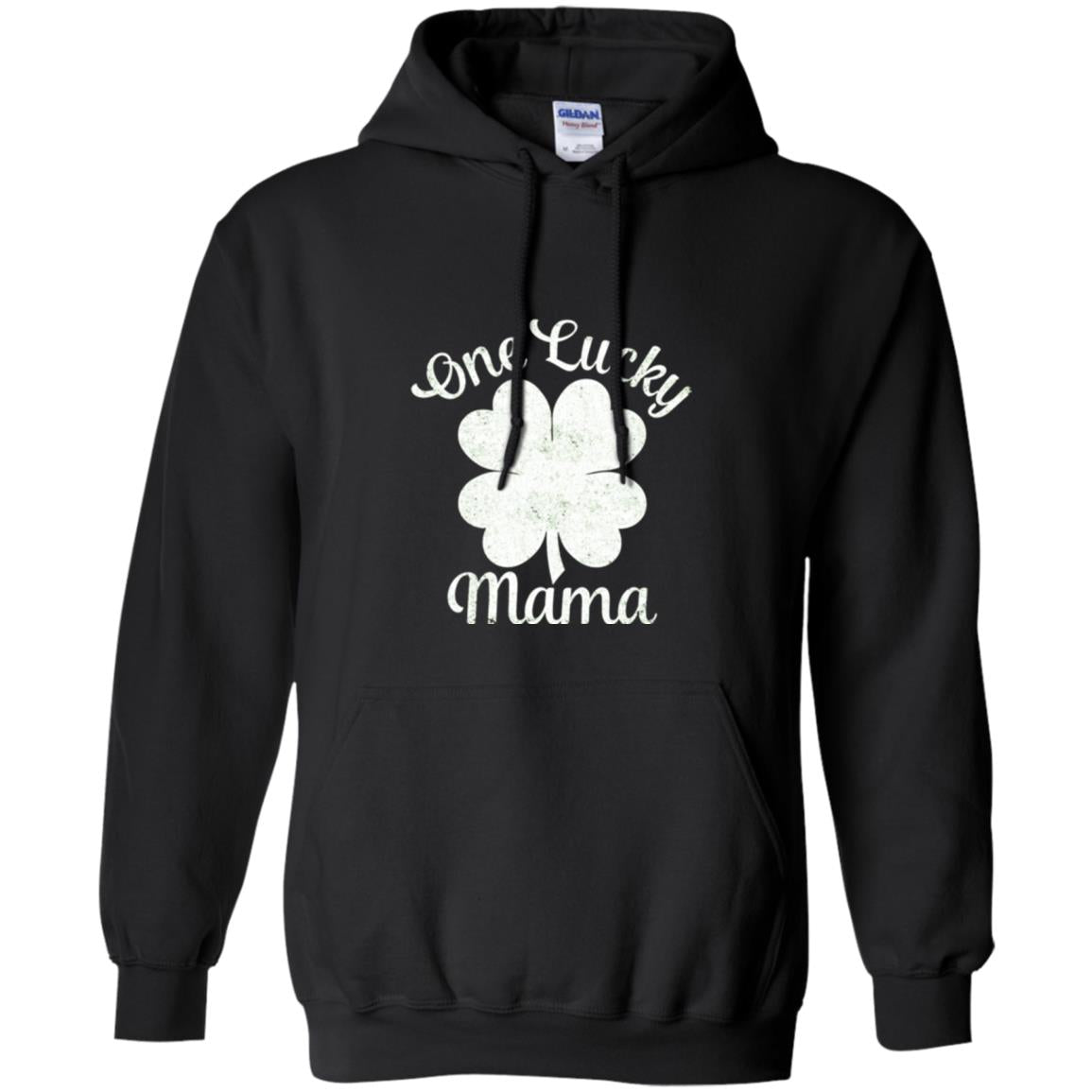 One Lucky Shamrock Mama St. Patrick's Day T-shirt Black
