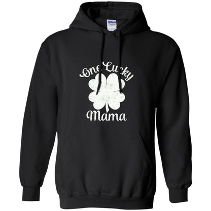 One Lucky Shamrock Mama St. Patrick's Day T-shirt Black
